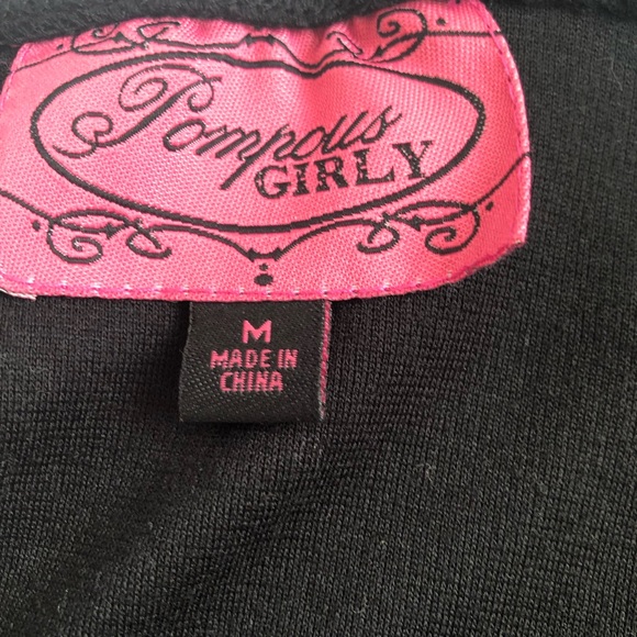 Pompous Girly Black and Pink Fit Flare Dress - Picture 6 of 8